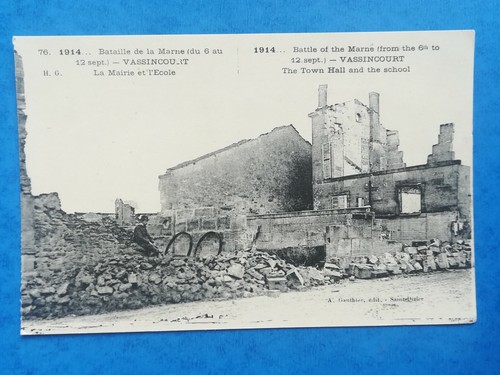 Vd131 cpa ww1 - ruines,