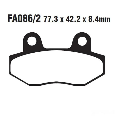Pastiglia freno ebc fa086 2hh - ebc,